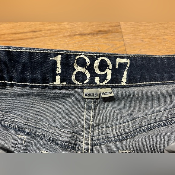 30X30 1897 bootcut jeans, men’s 30X30 jeans - Picture 7 of 12